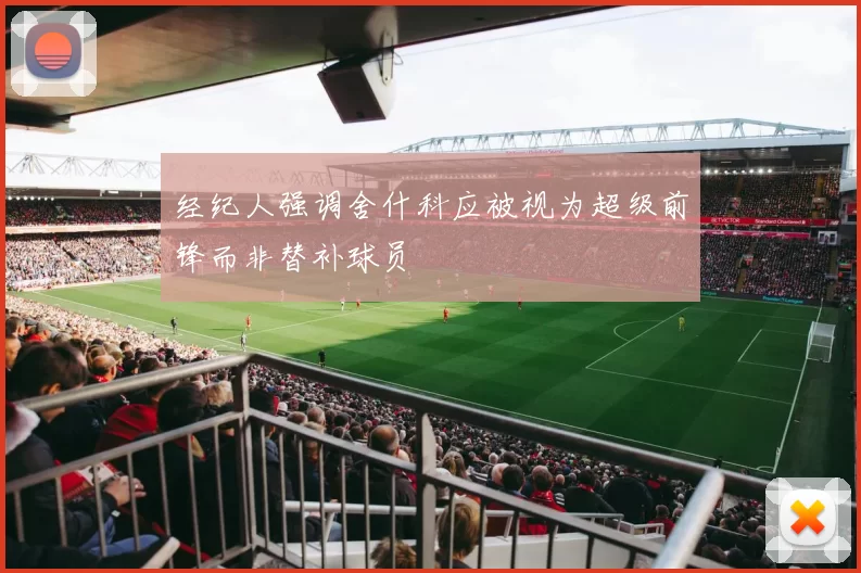 经纪人强调舍什科应被视为超级前锋而非替补球员